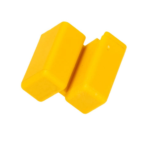 Protection-cover yellow for pin busbar on 1 MW