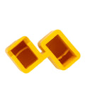 Protection-cover yellow for pin busbar on 1 MW