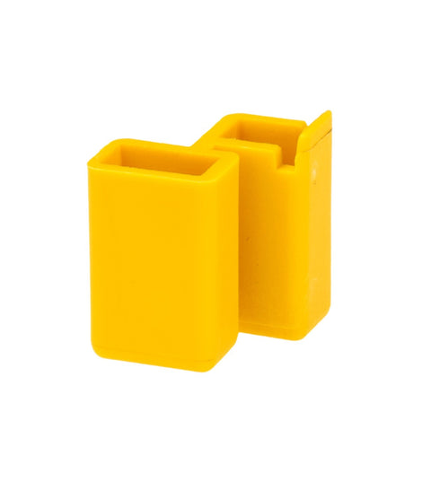 Protection-cover yellow for pin busbar on 1 MW
