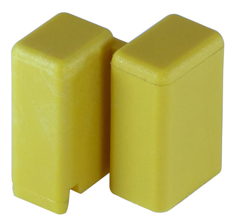 Protection-cover yellow for pin busbar on 1 MW