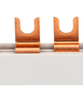 Busbar, 1xRCCB 4-pole, 1 MCB 3-pole, 5 MCB 1+N/1 MW, 12MW
