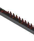 Busbar, 1xRCCB 4-pole, 10 MCB 1+N/1MW, 14MW