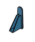 Busbar End cap 1-pole, blue