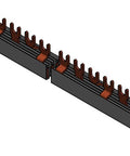 C-Busbar 3-pole, break-out, 16mm², 1m