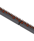 Baretă cu contacte furcă 4 Poli, N/L1/N/L2/N/L3, 10mm², 1m