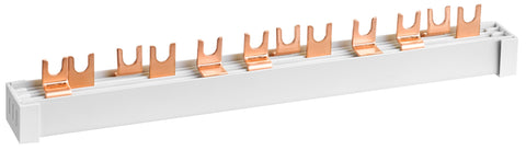 Busbar, 1xRCCB N+3, 1xMCB N+3, 2xMCB N+1, 12MW