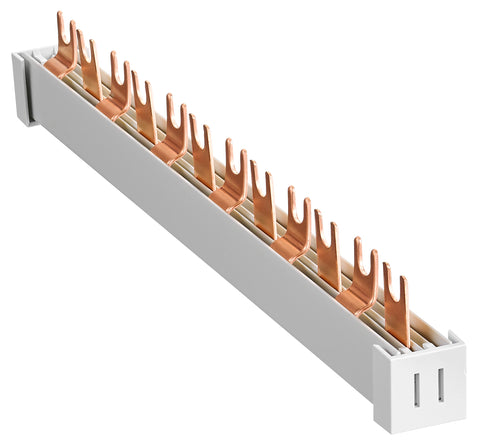 Busbar 2-pole, 6xMCB N+1, 12MW