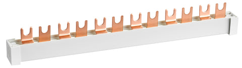 Busbar 2-pole, 6xMCB N+1, 12MW