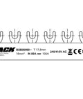 Bareta, 1dif 4P, 4 descarcatoare, 1 sig aut 3P+N, 12M, 10mm²