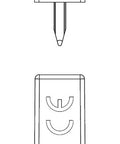 Busbar end-cap 2-pole, 10mm²