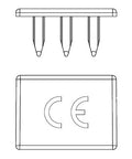 Busbar end-cap 4-pole, 10mm²