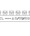 Bareta furca 4P L1, N/L2, N, L3, N 16mm², 1m