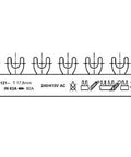 Bareta 4P, L1/L2/L3/N, 10mm²