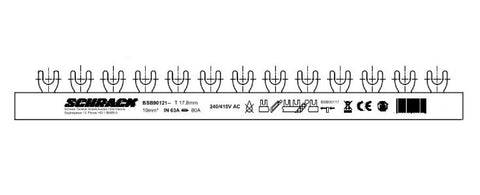 Bareta 4P, L1/L2/L3/N, 10mm²
