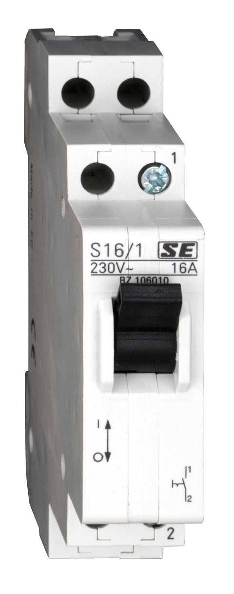 Comutator modular 0-1, 1NO, 16A