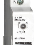 Lampă semnal. mod. dublă cu LED-uri roşu/verde, 12-24V AC/DC