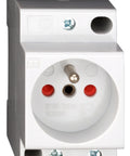 Priză modulară SCHUKO, 2P+N, 16A cu contact de prot. central