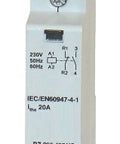 Contactor modular (1UH) 20A, 1ND+1NÎ, 230Vca, seria AMPARO