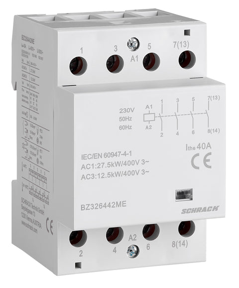 Contactor modular (3UH) 40A, 4 ND, 230Vca, seria AMPARO