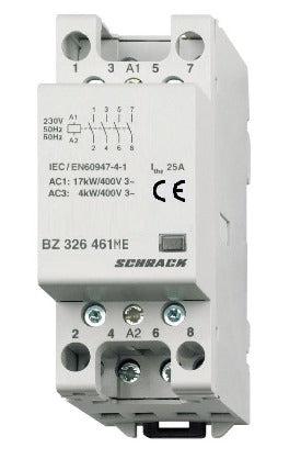 Contactor modular (2UH) 25A, 4 ND, 230V AC, seria AMPARO