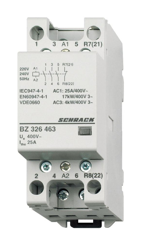 Contactor modular 2UH, 25A, 3ND+1NI, 230VAC
