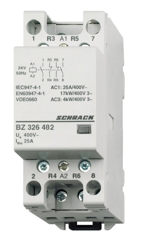 Contactor modular 25A 2ND/2NI 24VAC 2UH