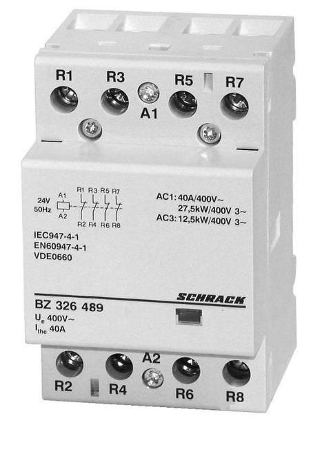 Contactor modular 40A 4NI 24VAC 3UH