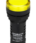 Lampă de semnalizare cu LED, monobloc, 230V-AC/DC, galben