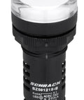 Lampă de semnalizare cu LED, monobloc, 230V-AC/DC, alb