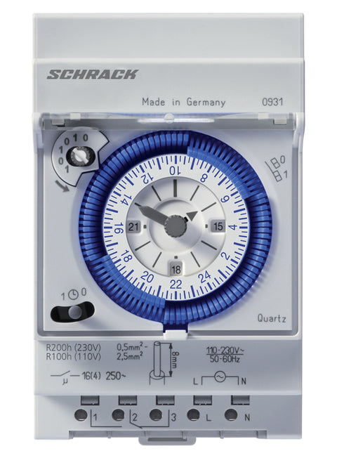 Ceas programabil cu ciclu zilnic, quartz, 1CC, 3UH