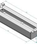 Suport 19“ ap modular,cu plastron şi mască spate,3U,RAL7035