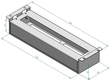 Suport 19“ ap modular,cu plastron şi mască spate,3U,RAL7035