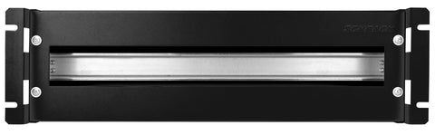 Suport 19'' ap modular,cu plastron şi mască spate,3U,RAL9005