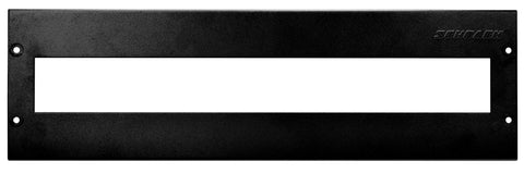 Suport 19'' ap modular,cu plastron şi mască spate,3U,RAL9005