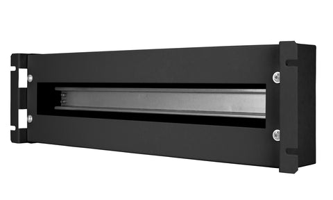Suport 19'' ap modular,cu plastron şi mască spate,3U,RAL9005