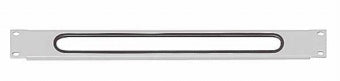 Organizator cabluri 19", cu decupaj, 1U, RAL7035