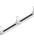 Organizator cabluri 19",1U,3 in plastic RAL7035 Gri