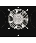 Unitate cu 1 ventilator și termostat, 19", 4U, RAL9005