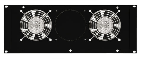 Unitate cu 2 ventilatoare și termostat, 19", 4U, RAL9005