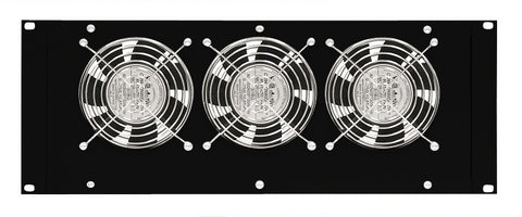 Unitate cu 3 ventilatoare și termostat, 19", 4U, RAL9005