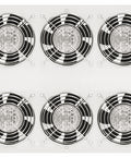 Unitate cu 6 ventilatoare 19" cu termostat