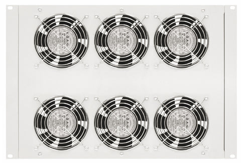 Unitate cu 6 ventilatoare 19" cu termostat