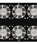 Unitate cu 6 ventilatoare și termostat, 19", 4U, RAL9005
