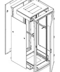 Dulap cablare structurata 42UV 800x800mm demontabil