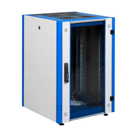 Dulap cablare structurată DT, 16U H855 x W600 x D600, 19"
