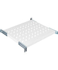 Tavă fixă 19”, 1U, 50kg sarcină, D=370, fixare 4 puncte