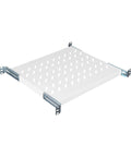 Tavă fixă 19”, 1U, 50kg sarcină, D=570, fixare 4 puncte