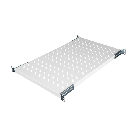 Tavă fixă 19”, 1U, 50kg sarcină, D=720, fixare 4 puncte