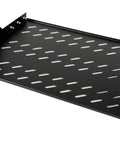 Tavă fixă 19", 2U, 50kg, D350, negru RAL 9005