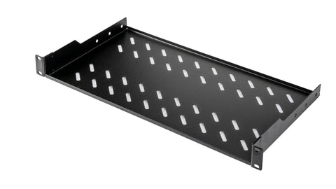 Tavă fixă, 1U, 30 Kg, D250, negru RAL 9005